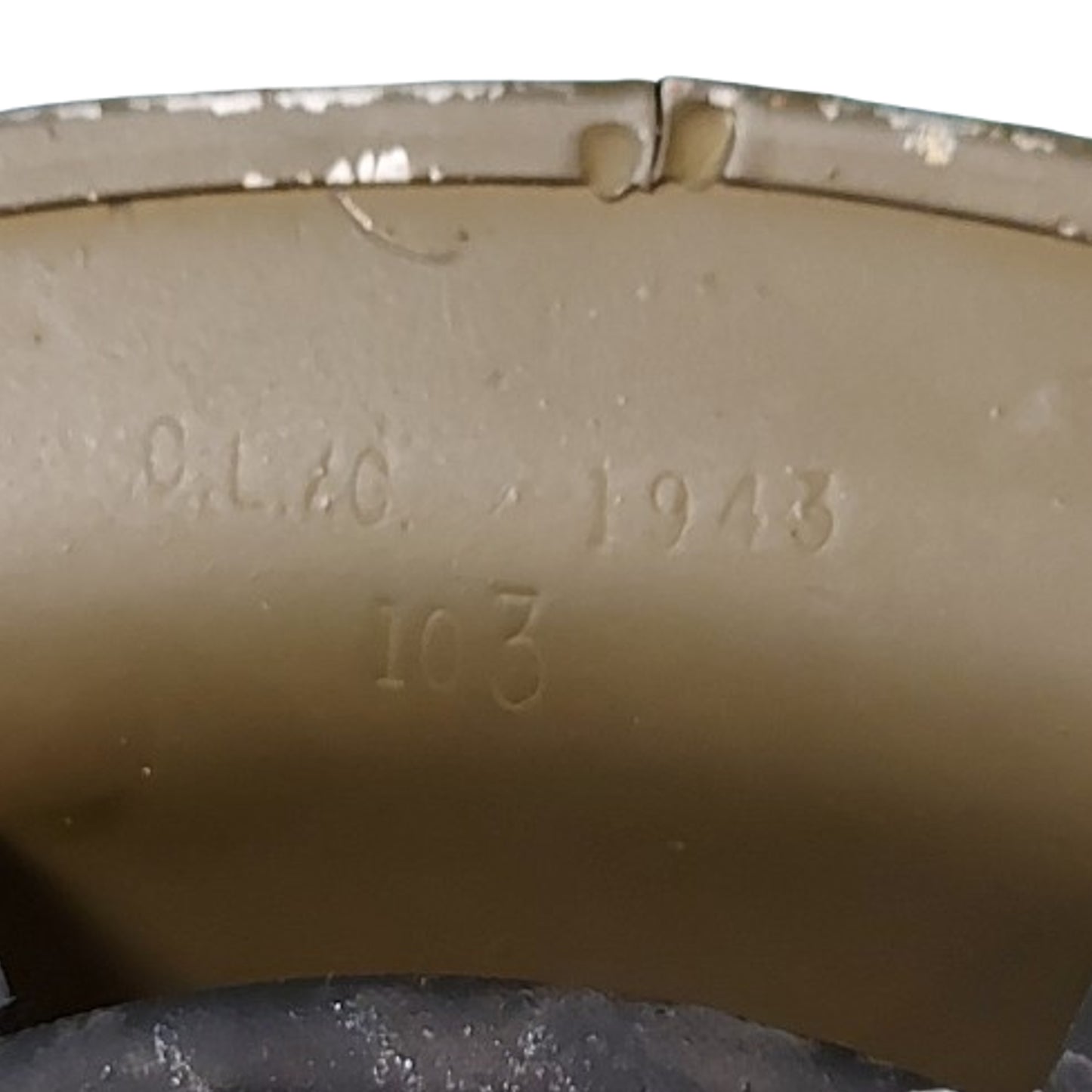 WW2 Canadian Army Mk.II Combat Helmet With Gas Hood 1943