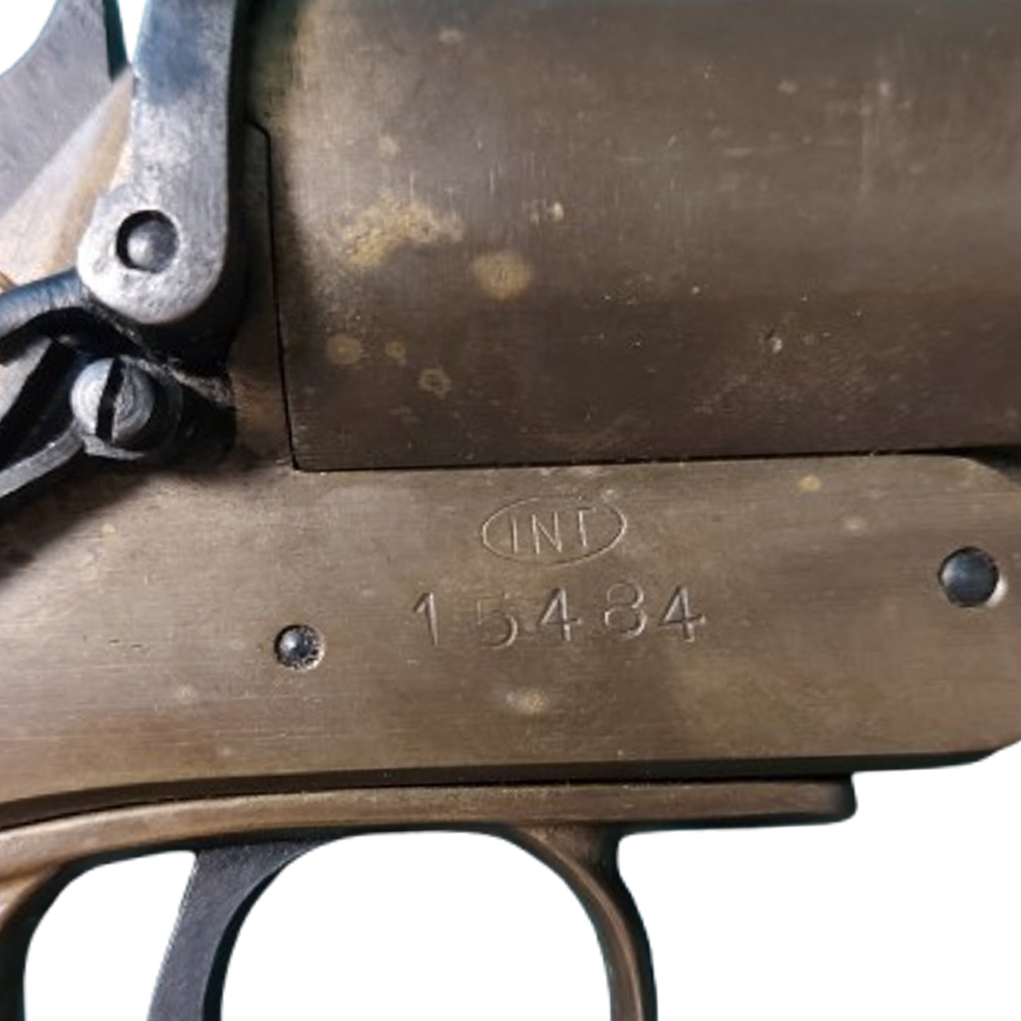 WW1 British Brass 1 Inch Bore Flare Pistol
