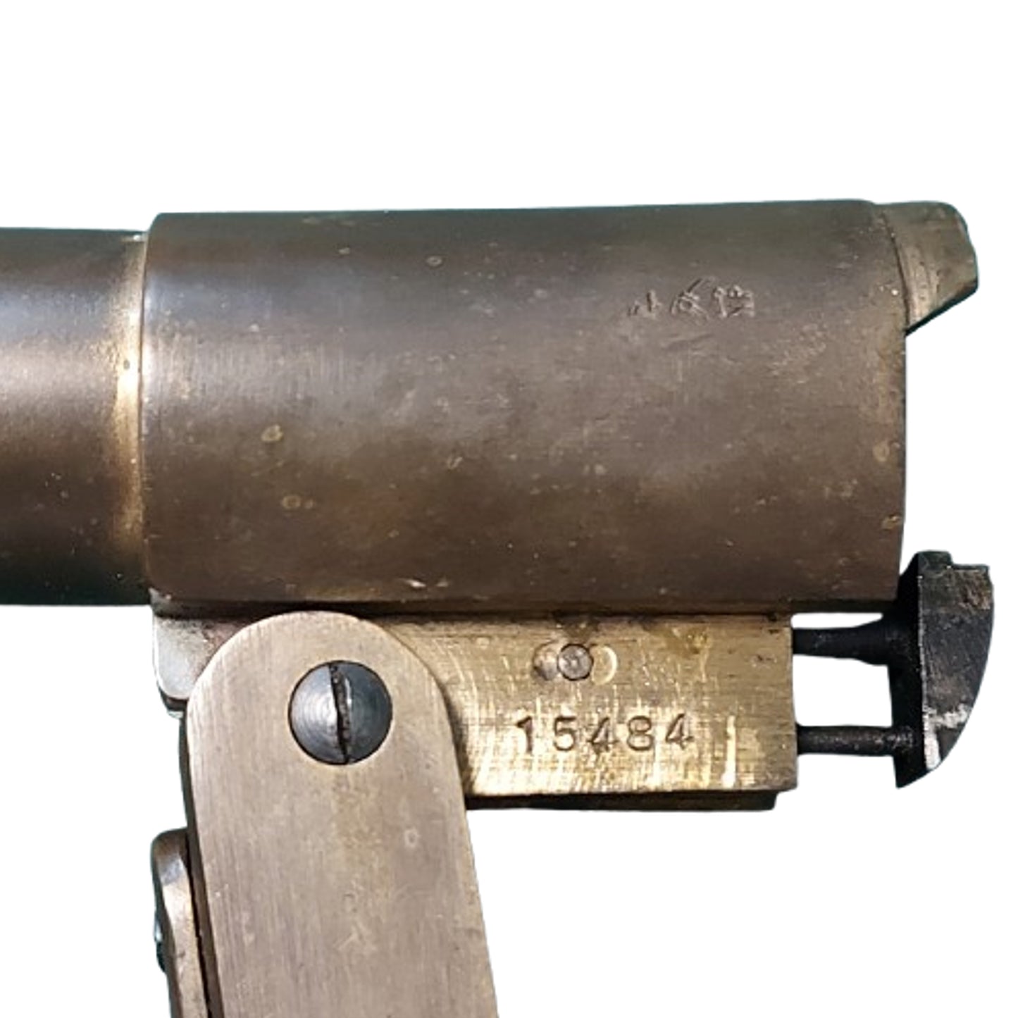 WW1 British Brass 1 Inch Bore Flare Pistol
