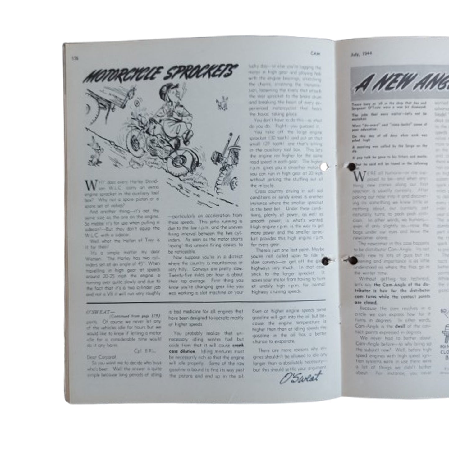 WW2 Canadian Armour Motor Magazine July 1944