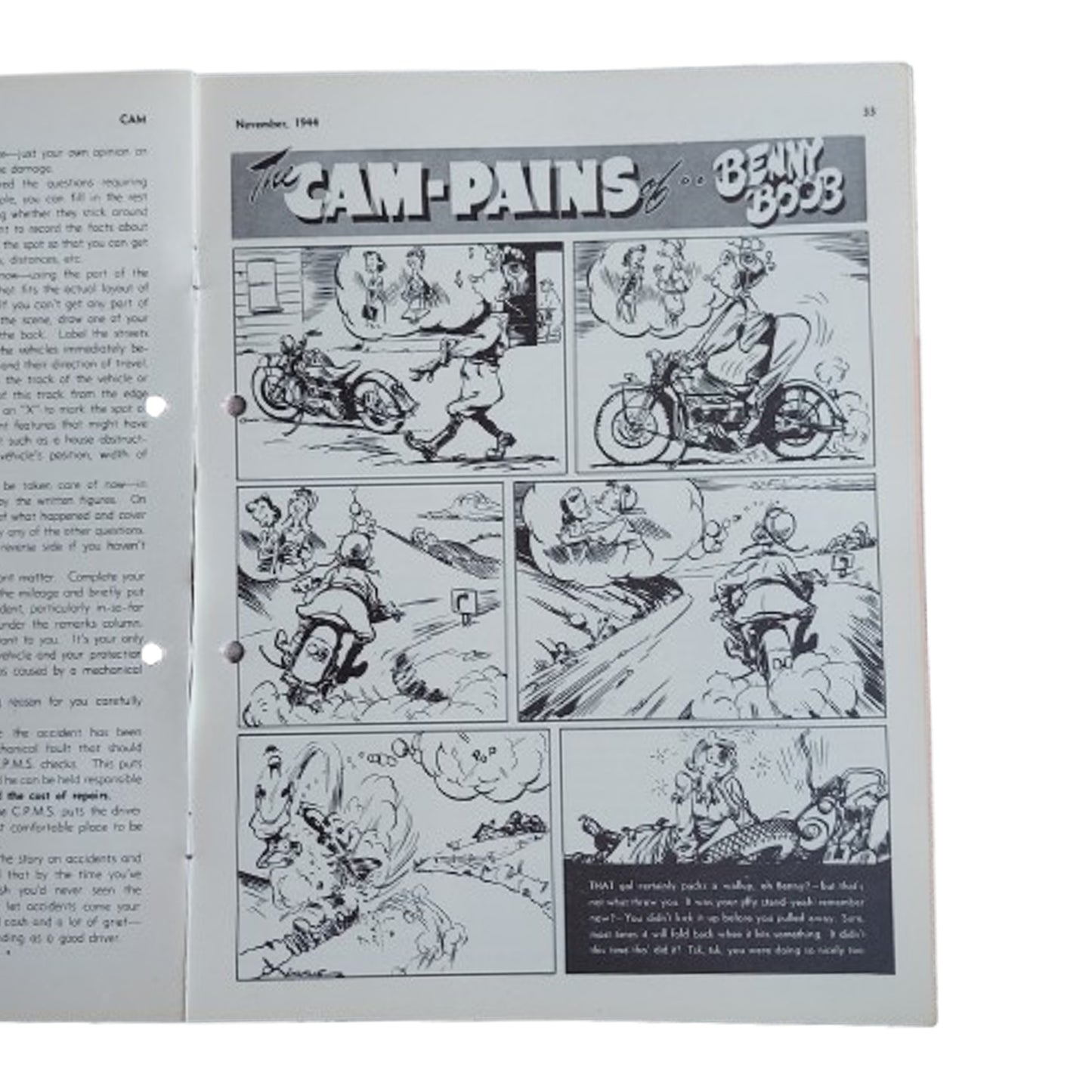 WW2 Canadian Armour Motor Magazine November 1944  Internment Camp 130