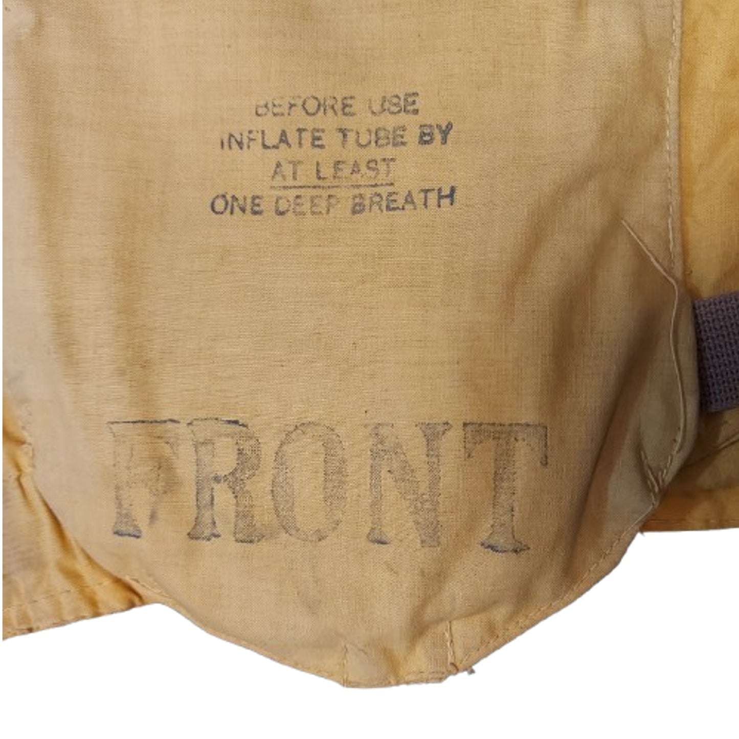 WW2 Canadian RCAF 1932 Pattern Mae West Life Preserver with Bladders
