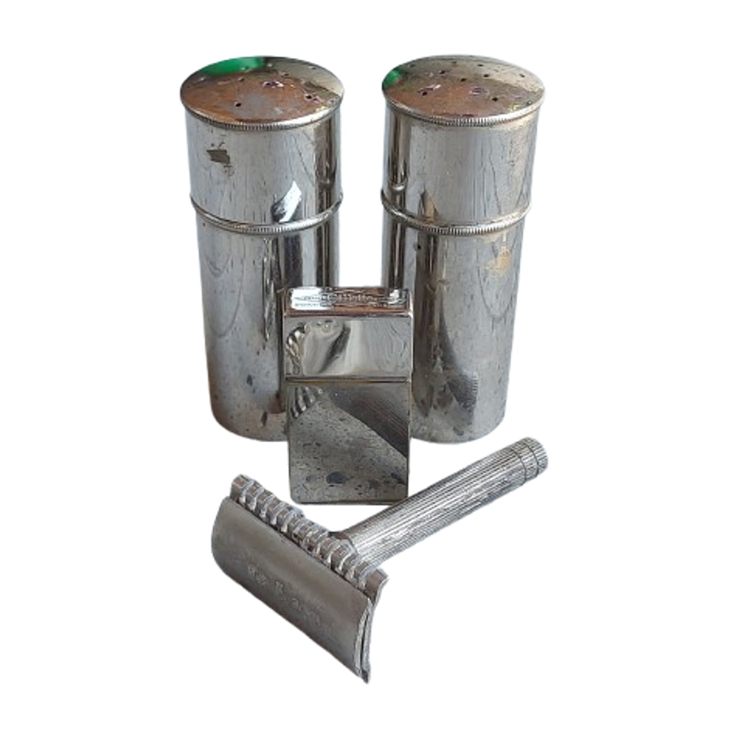 WW2 British Army Officer's Gillette Military Set Shaving Kit 1945