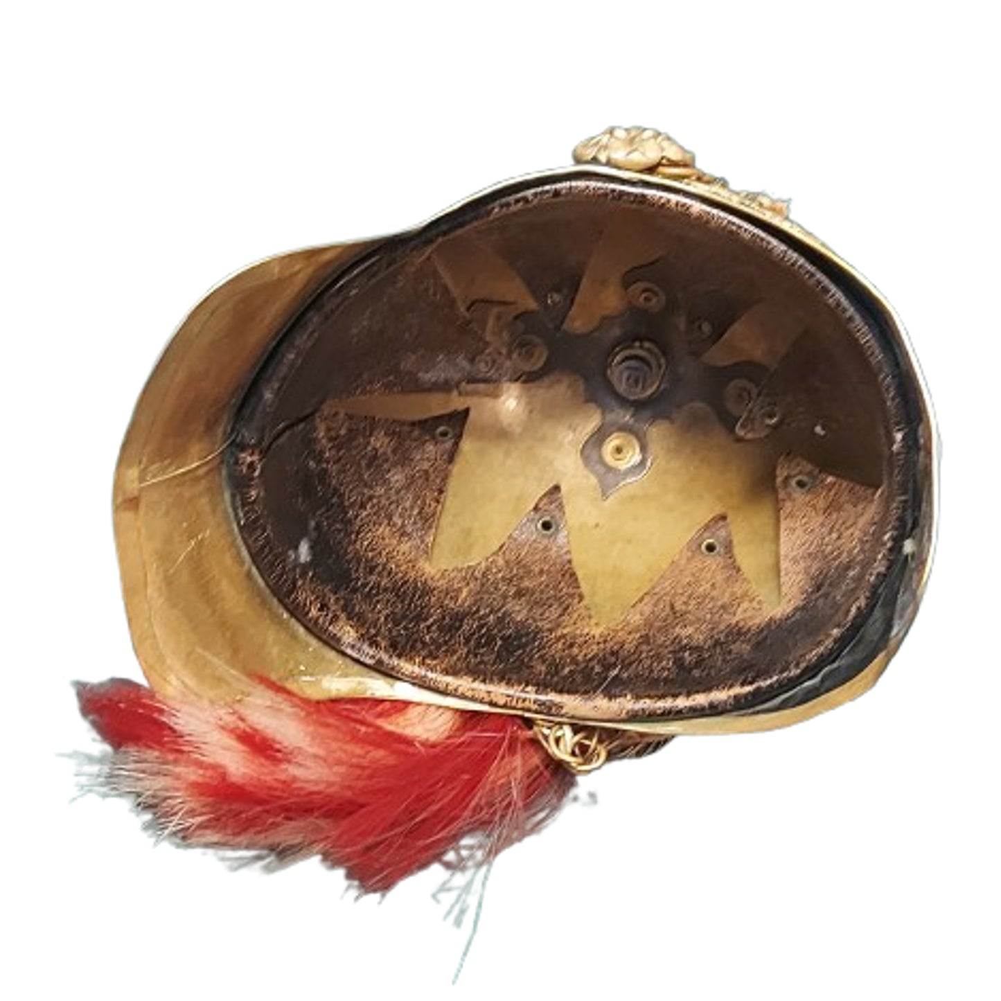 Pre-WW1 Canadian 1912 LSH Lord Strathcona's Horse Brass Parade Helmet