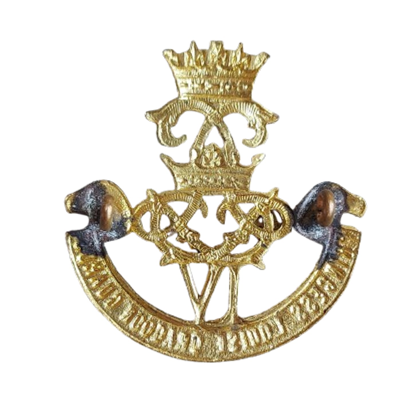 WW2 Canadian 4th Princess Louise Dragoon Guards Cap Badge