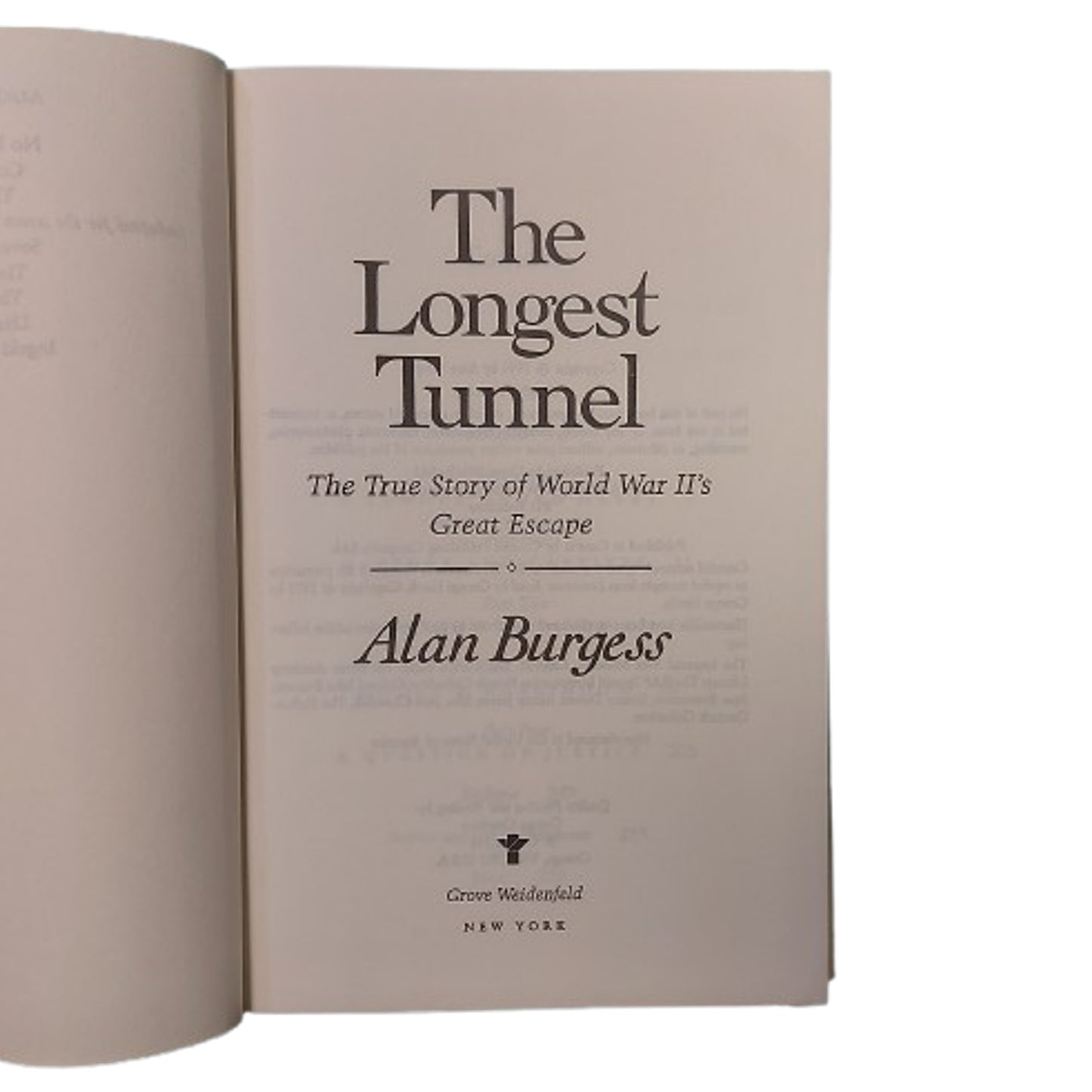The Longest Tunnel Book