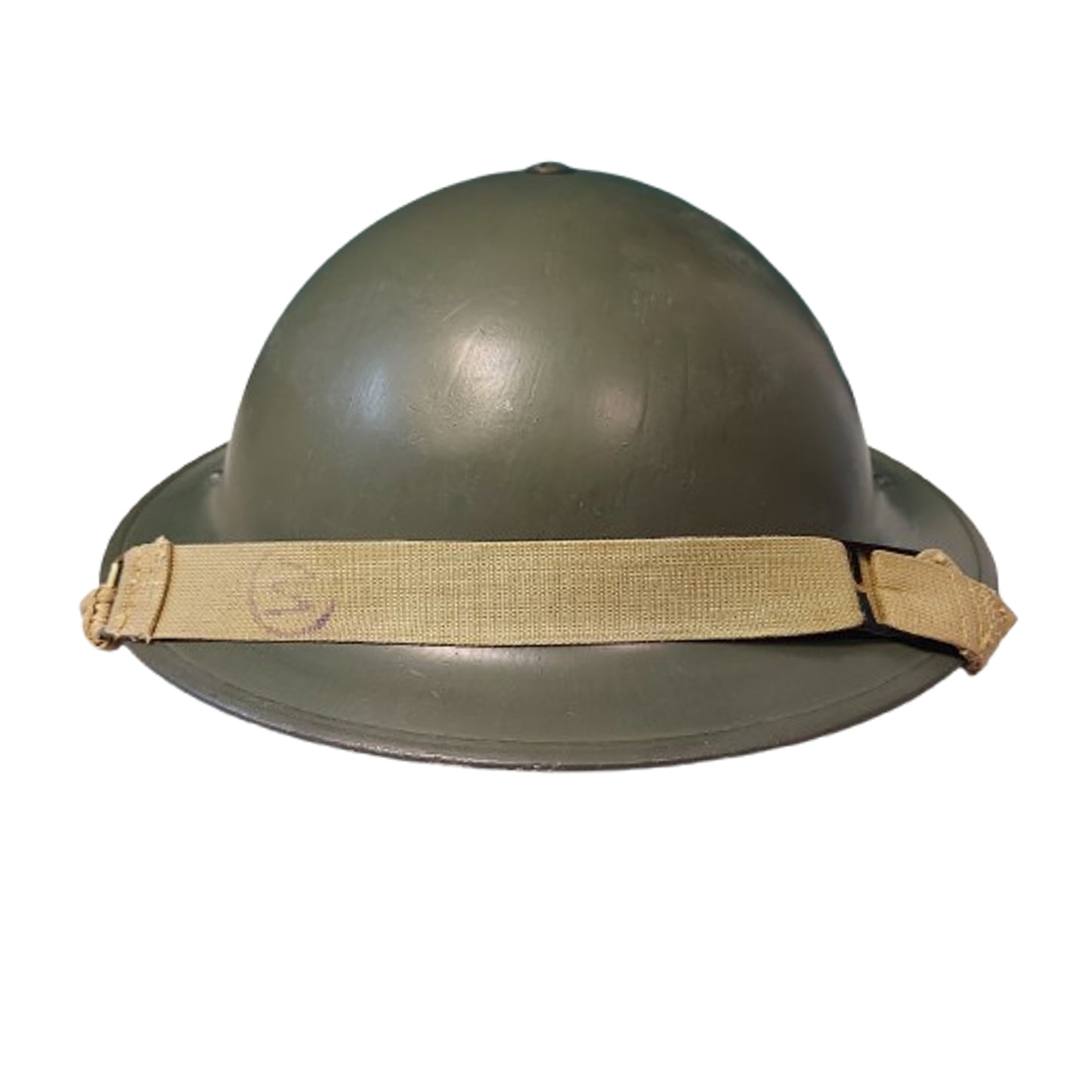 WW2 Canadian Army Mk.II Combat Helmet With Gas Hood 1943