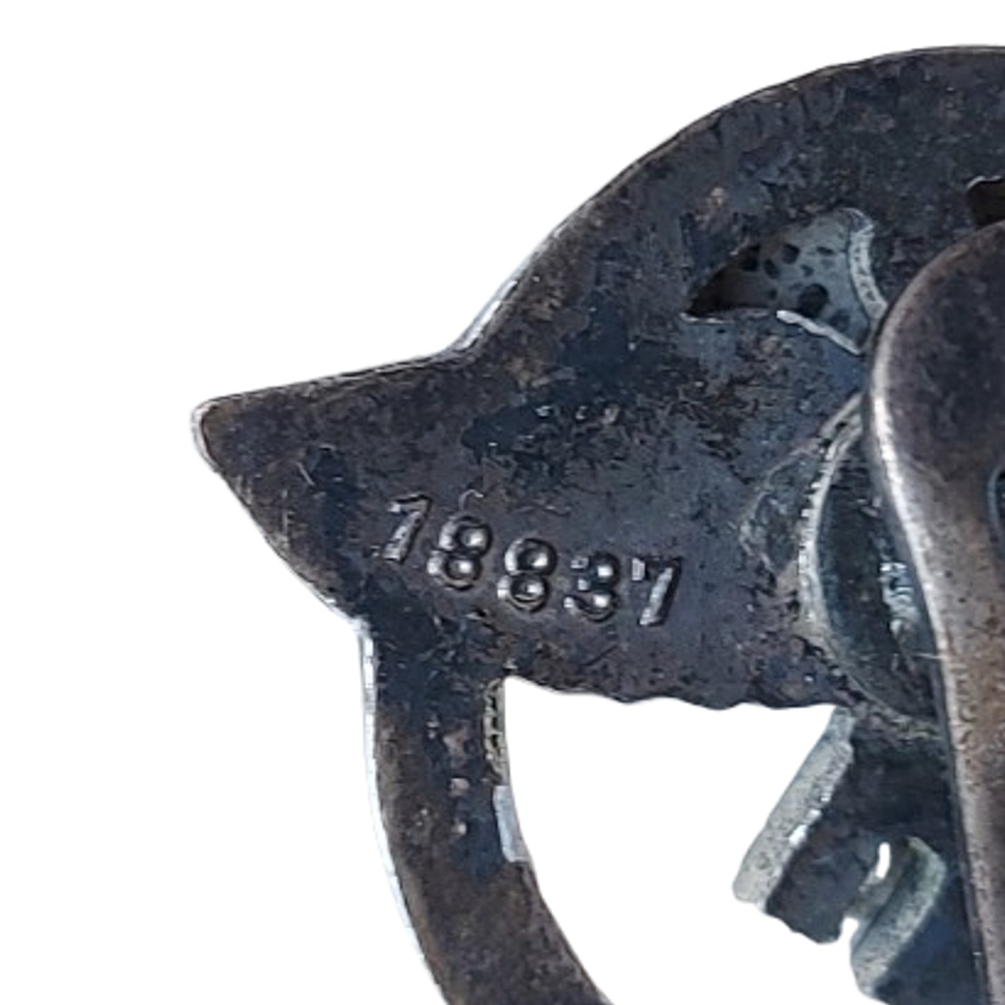 WW2 German NSKK Members Numbered Button Hole Badge