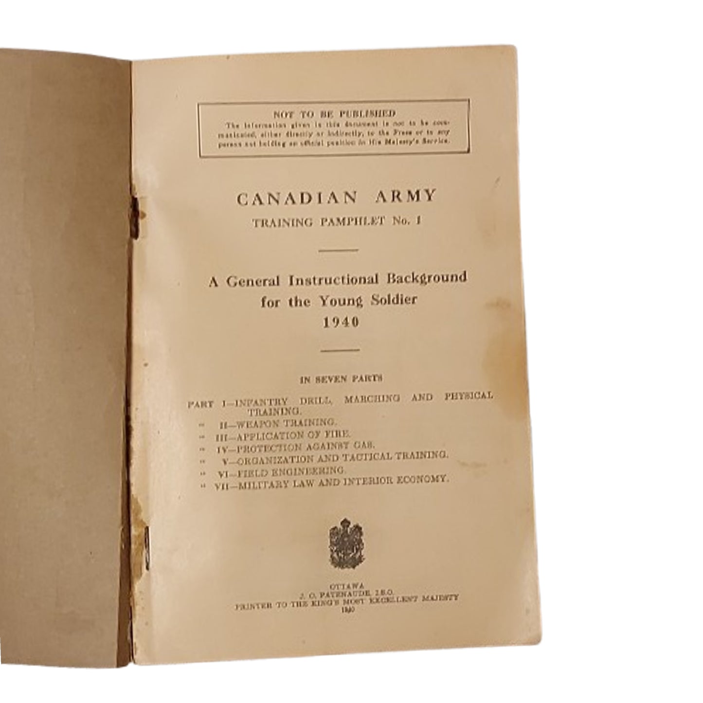 WW2 Canadian Named Satchel With Manuals RCE Royal Canadian Engineers