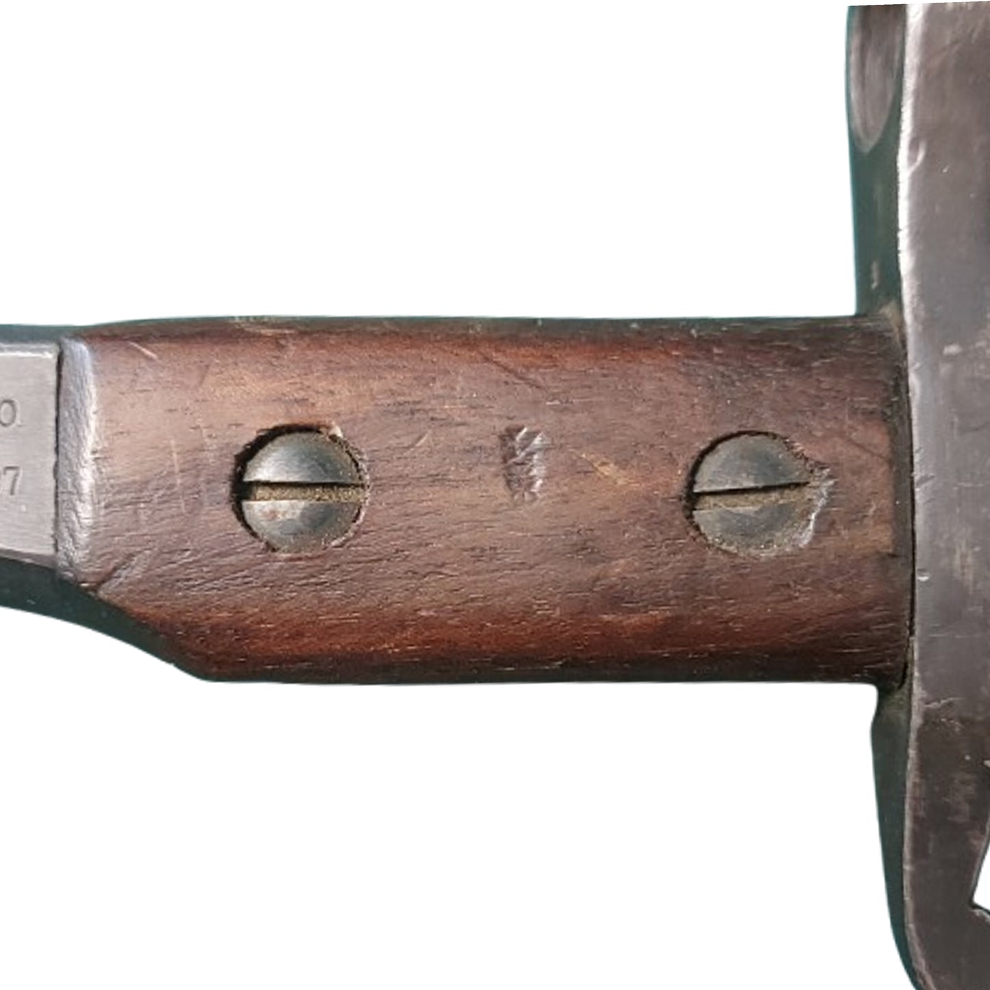 WW1 Canadian CEF 1907 Ross Rifle Bayonet With Battalion Marked Scabbard 1916
