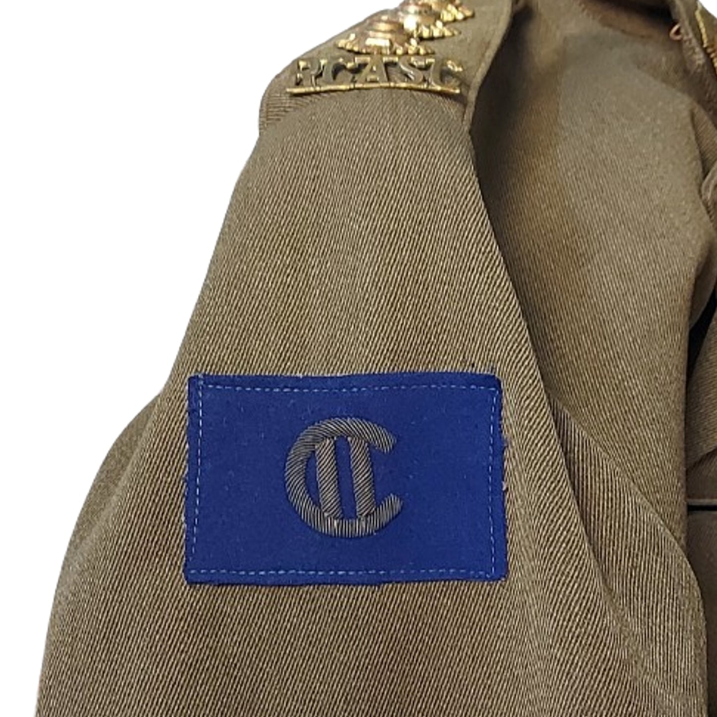 WW2 Canadian RCASC Royal Canadian Army Service Corps Officer's Service Dress Tunic