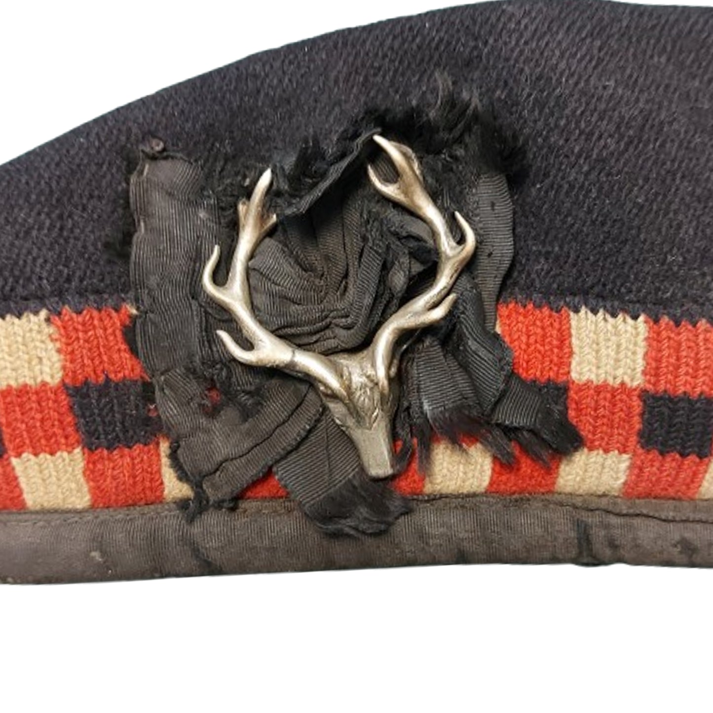 WW2 Canadian Seaforth Highlanders of Canada Pipe Band Glengarry With Badge