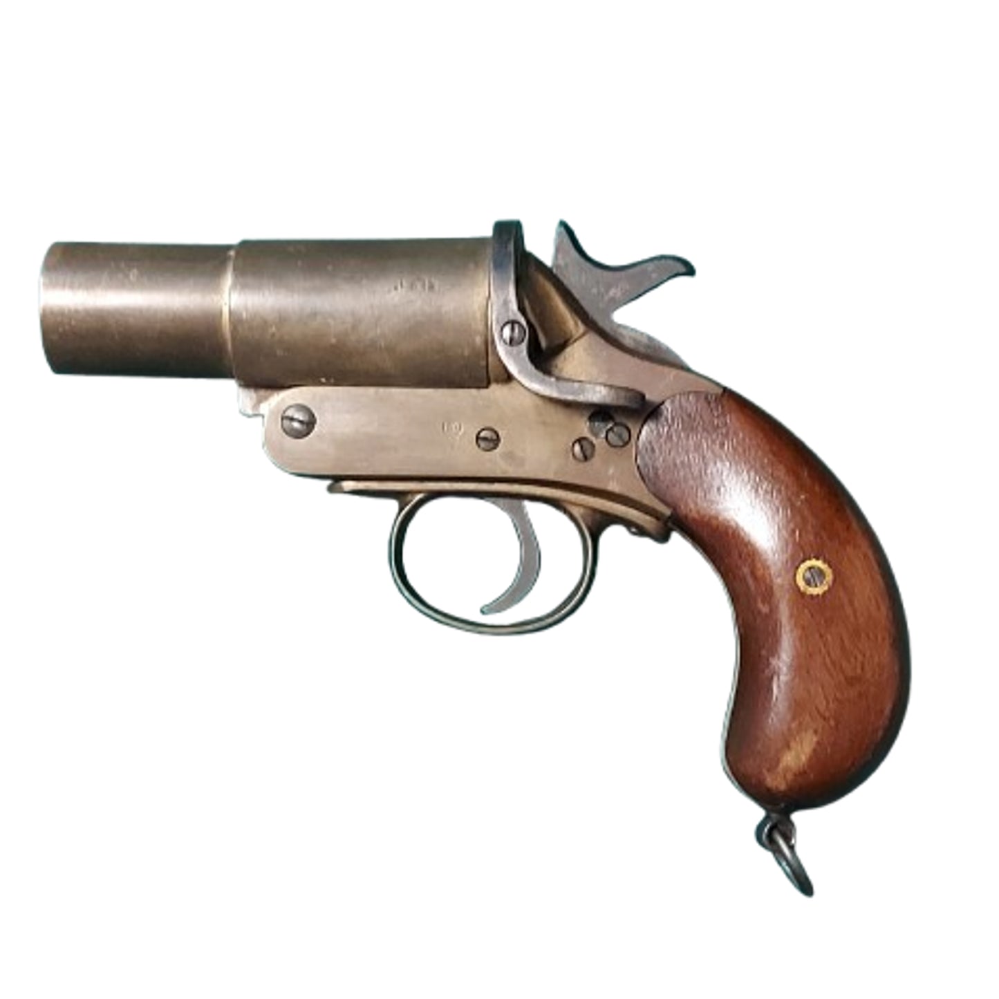 WW1 British Brass 1 Inch Bore Flare Pistol