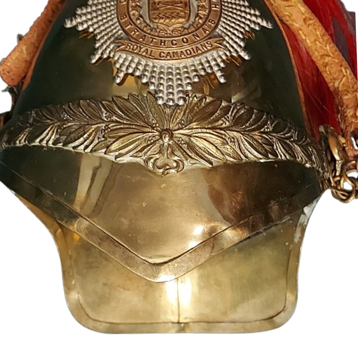 Pre-WW1 Canadian 1912 LSH Lord Strathcona's Horse Brass Parade Helmet