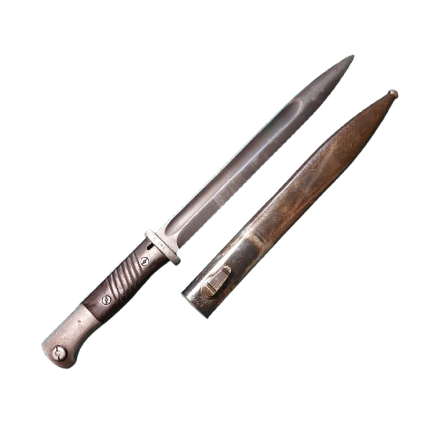 WW2 German Army K98 Combat Bayonet In Scabbard