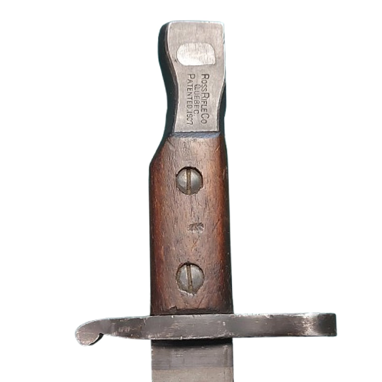 WW1 Canadian CEF 1907 Ross Rifle Bayonet With Battalion Marked Scabbard 1916