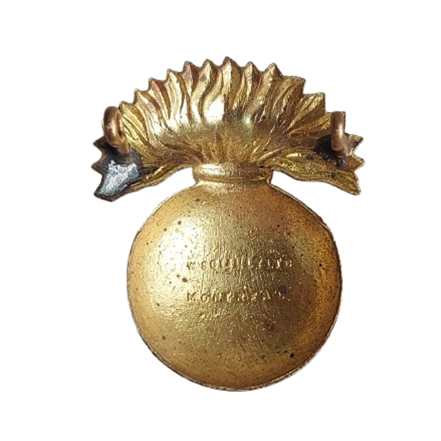 WW2 Canadian Princess Louise Fusiliers Cap Badge Scully Montreal