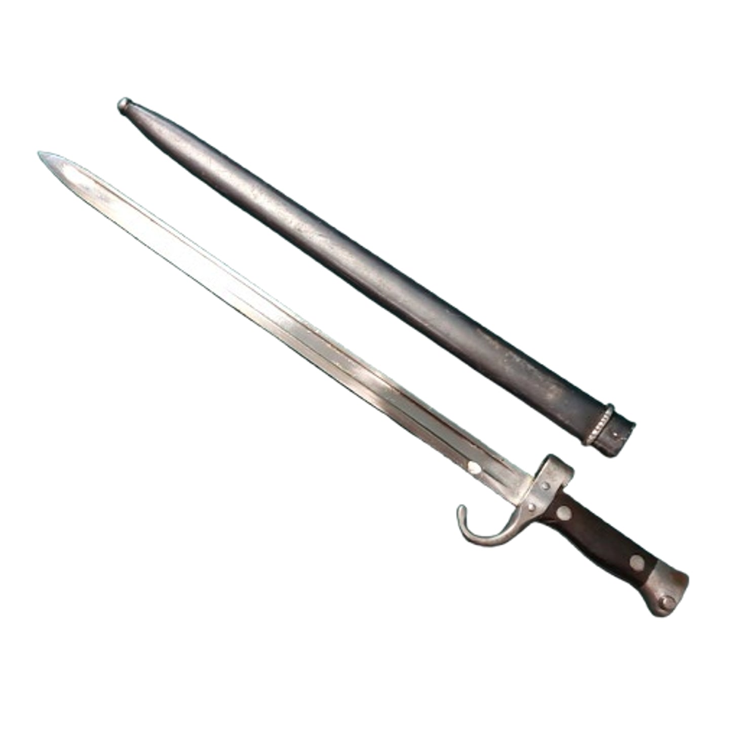 WW1 French M1892 Mannlicher Berthier Lebel Bayonet And Scabbard