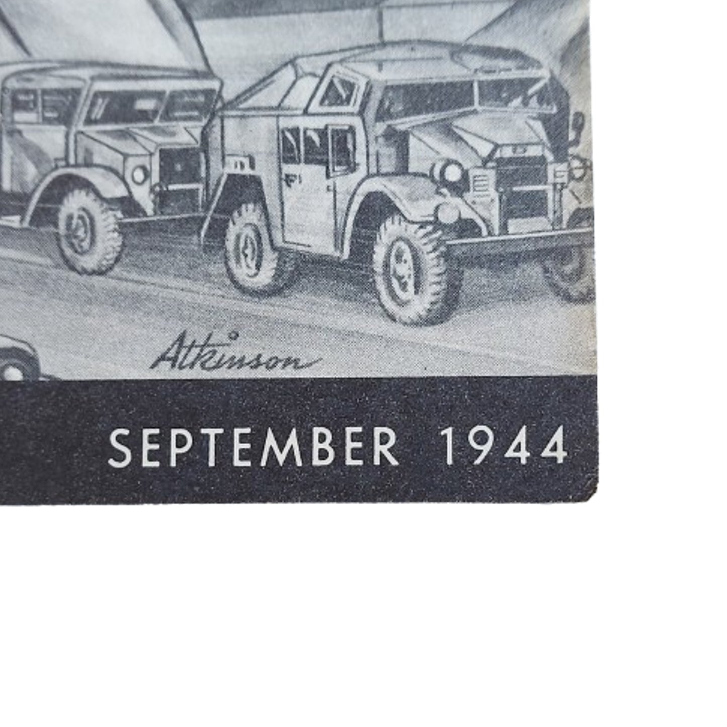 WW2 Canadian Armour Motor Magazine September 1944