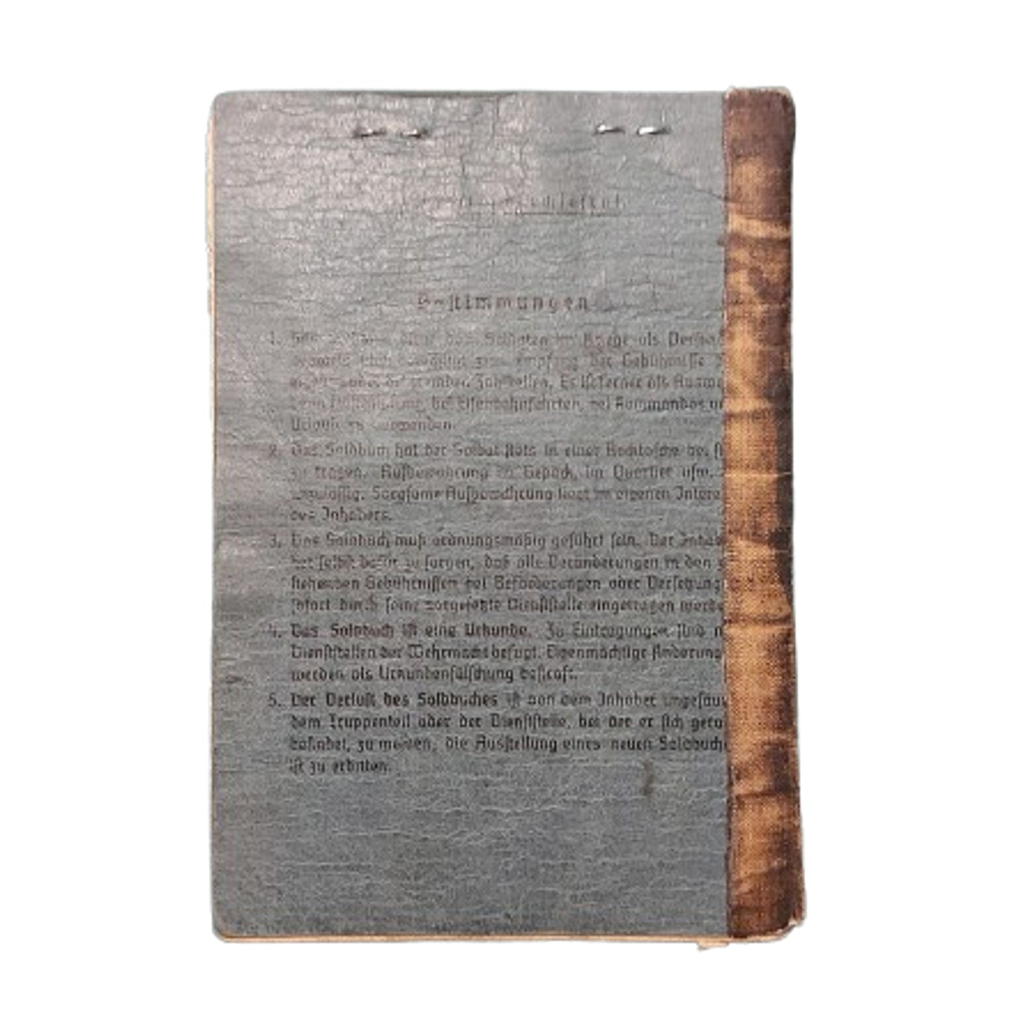 WW2 German Luftwaffe Trained Pilot Soldbuch With Documents