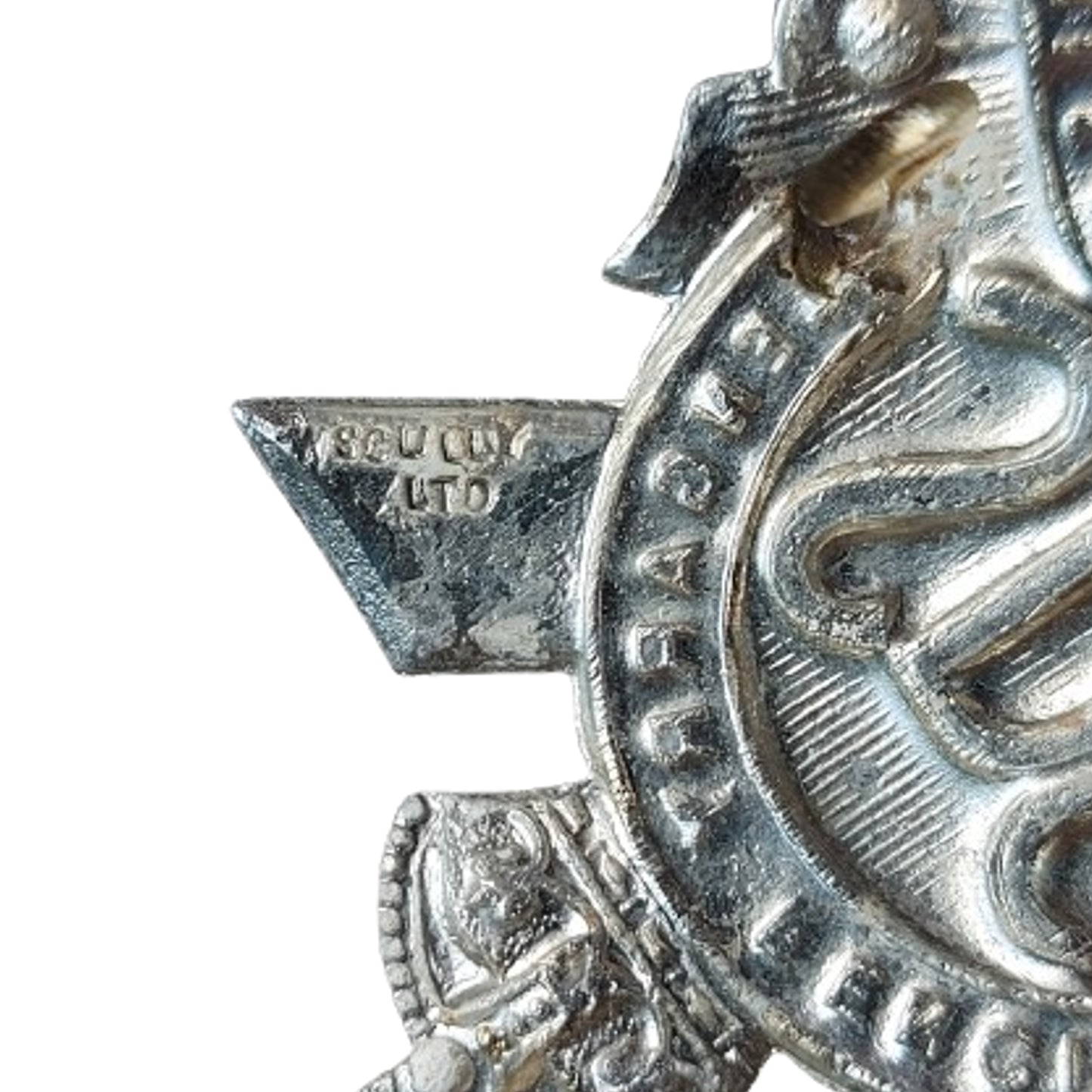 WW2 Canadian Stormont Dundass & Glengarry Highlanders Cap Badge Scully Montreal