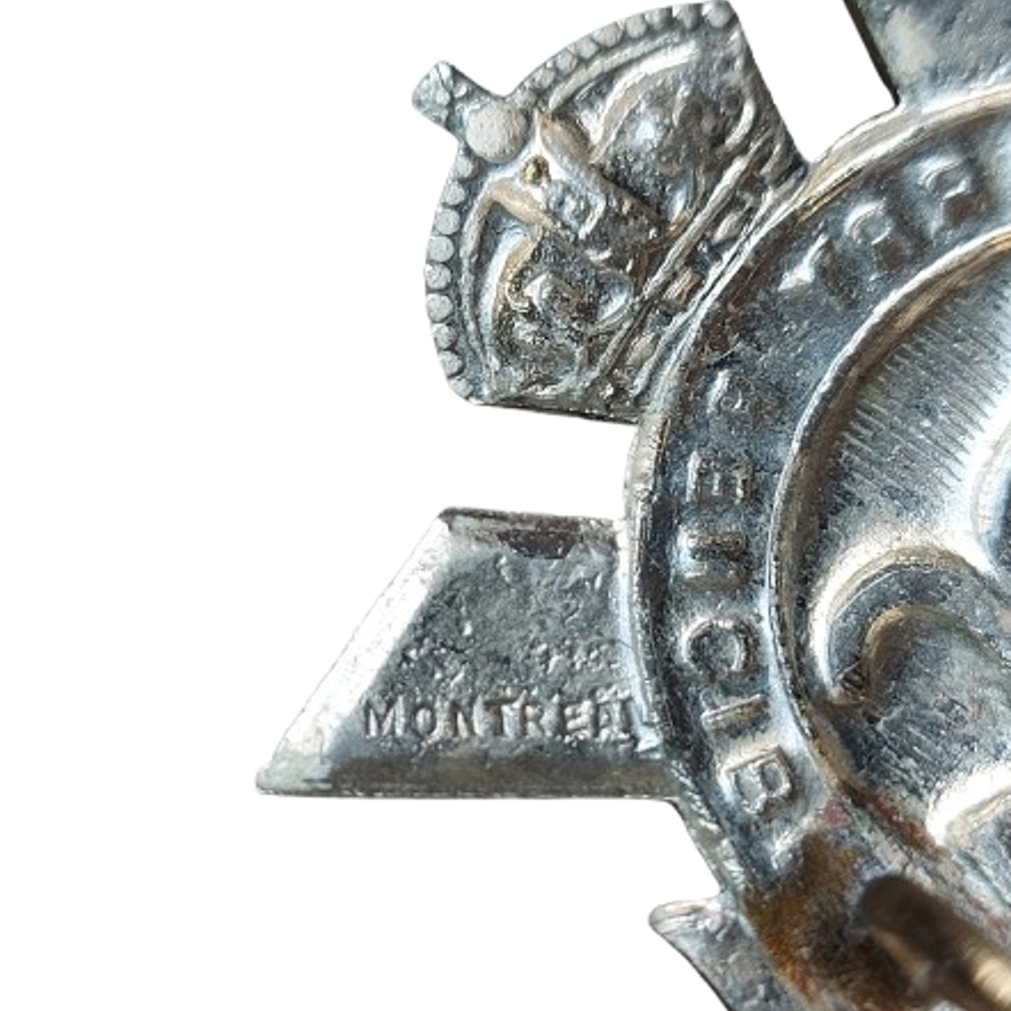 WW2 Canadian Stormont Dundass & Glengarry Highlanders Cap Badge Scully Montreal
