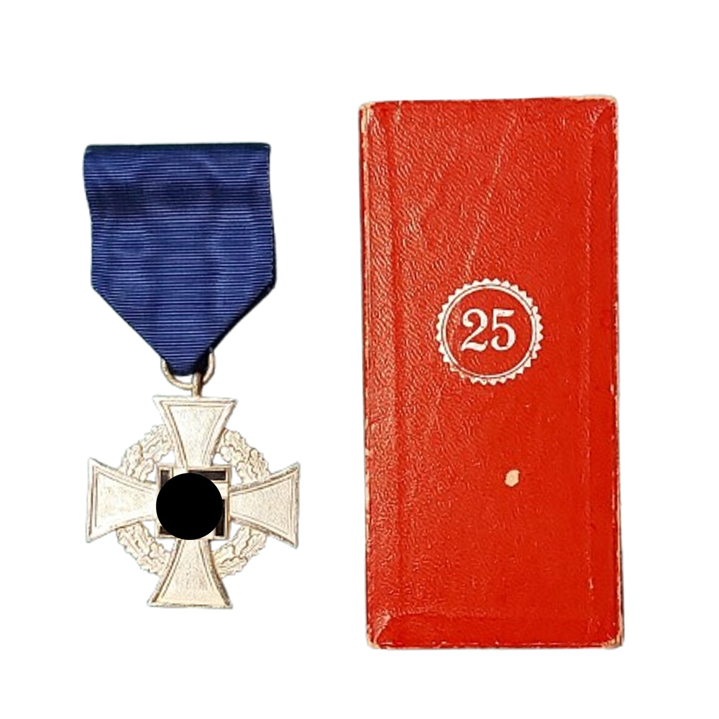 WW2 German Army 25 Year Faithful Service Award With Document 1939