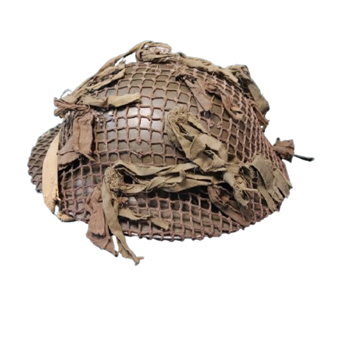 WW2 Canadian Army Mk.II Helmet With Scrimshaw Camouflage Helmet Net 1940