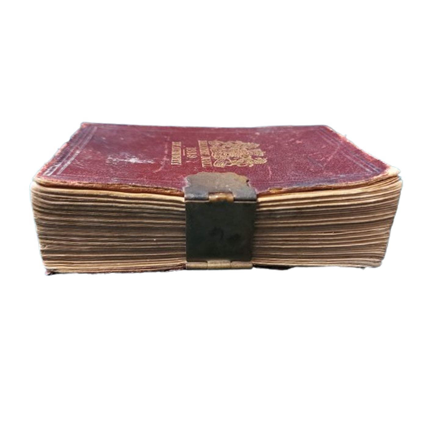 Pre-WW1 British Infantry Drill 1889 By Authority Locking Book Named 35th Battalion