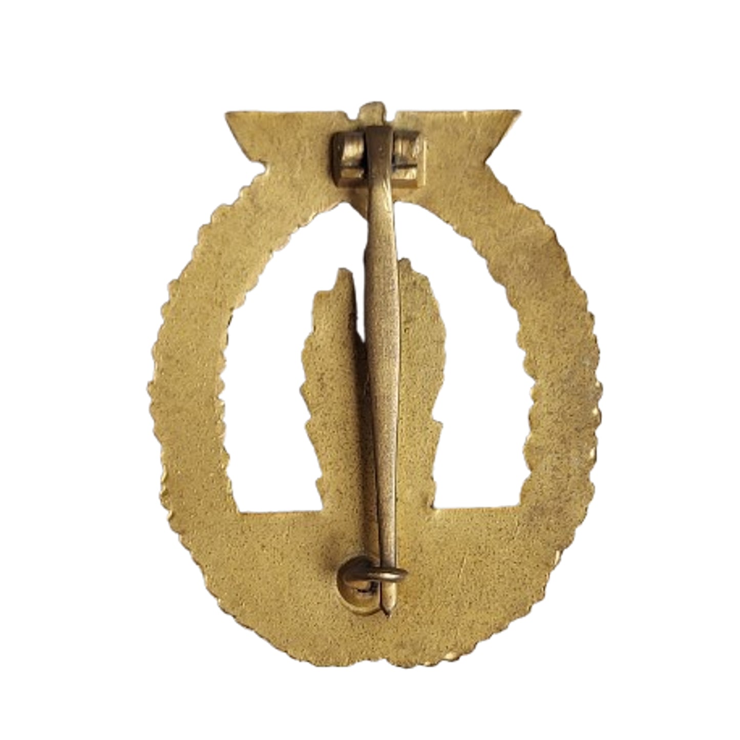 WW2 German Navy Kriegsmarine Minesweeper Badge Maker Marked R.K.
