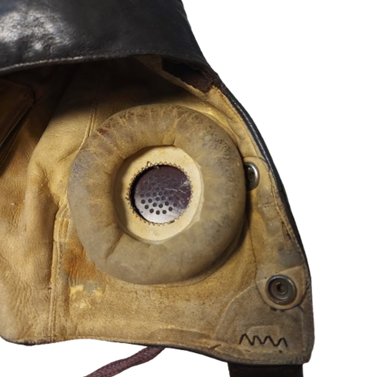 WW2 British RAF Royal Air Force Battle of Britain Type B Flight Helmet Frank Bryan