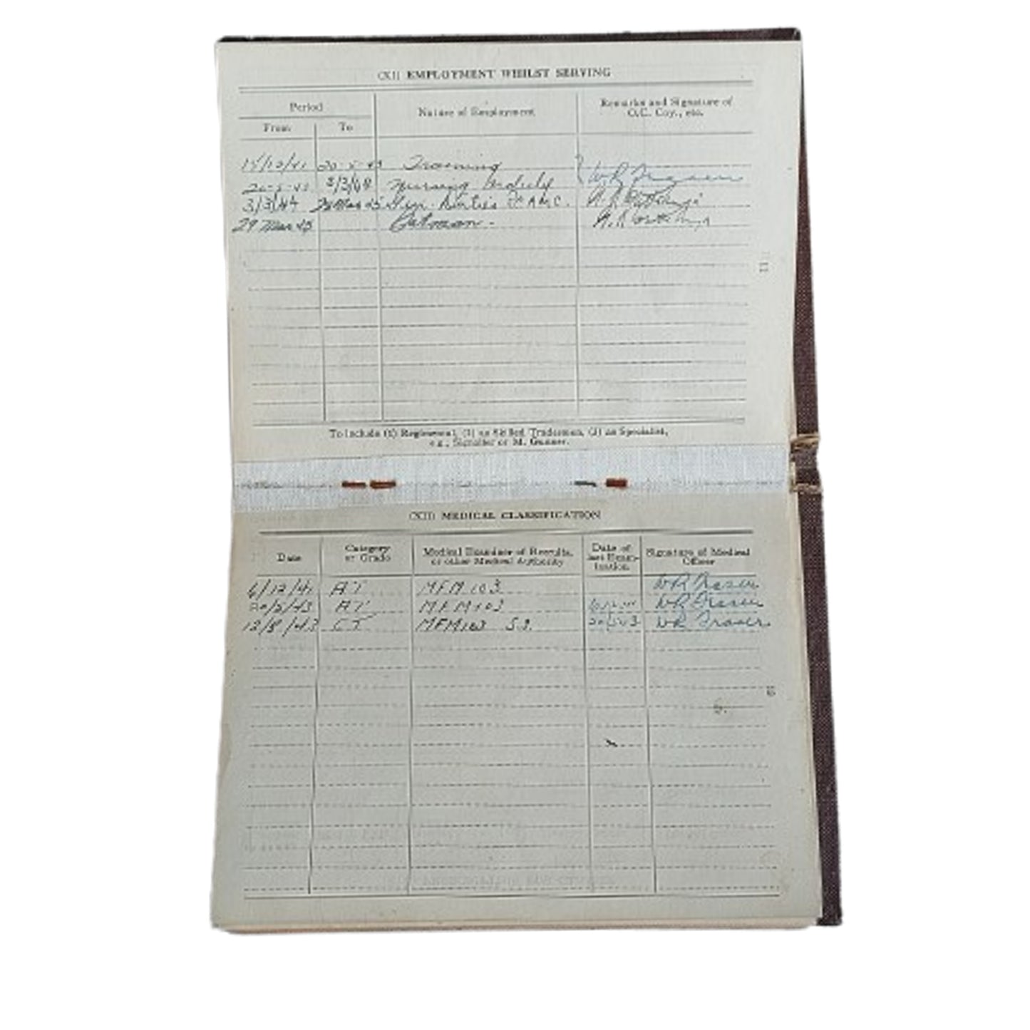 WW2 Canadian Army Soldier’s Service and Pay Book RCA