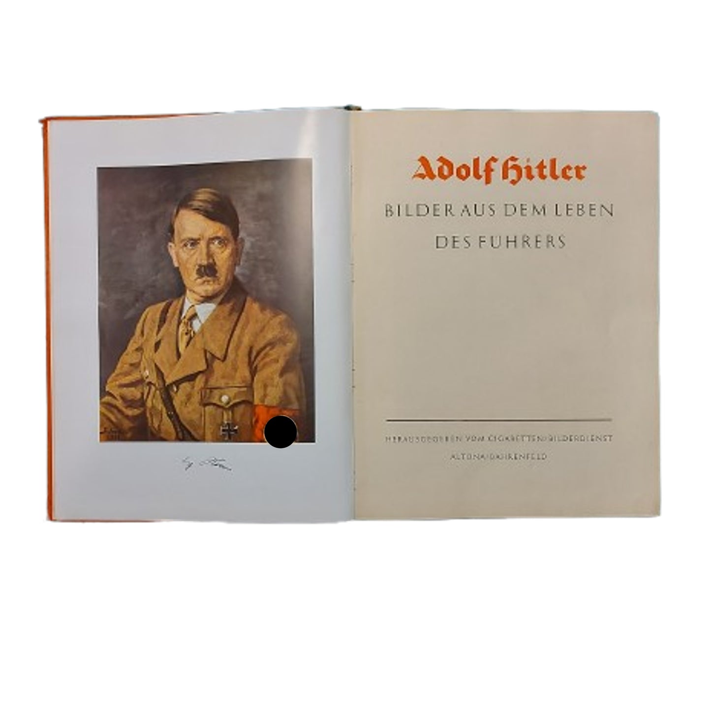 WW2 German Adolf Hitler Propaganda Photograph Book