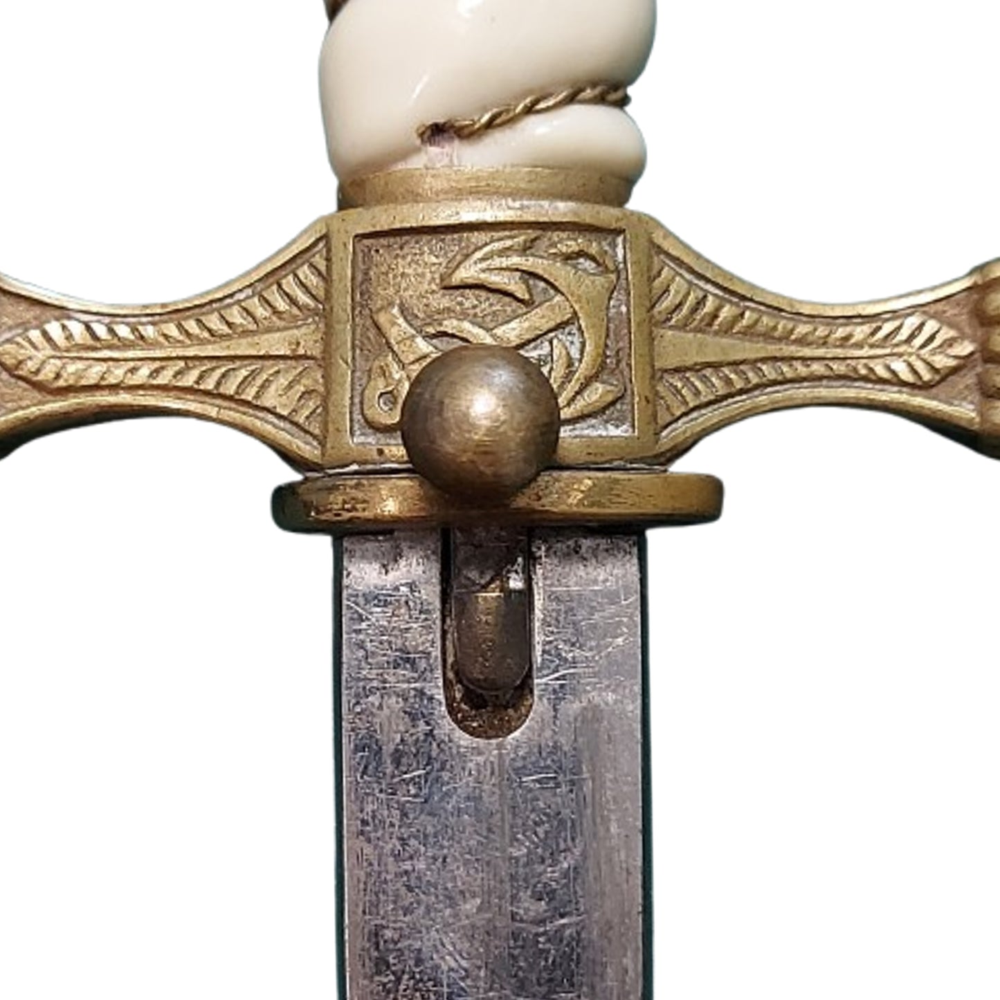 WW2 German Kriegsmarine Officer's Etched Blade Dagger Horster