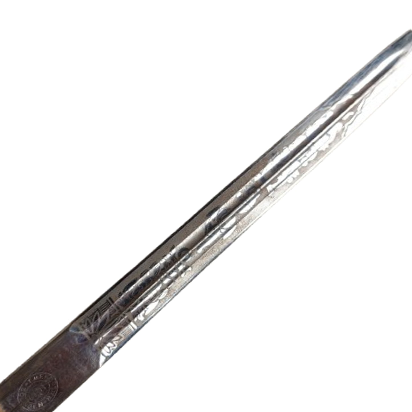 WW2 German Kriegsmarine Officer's Etched Blade Dagger Horster