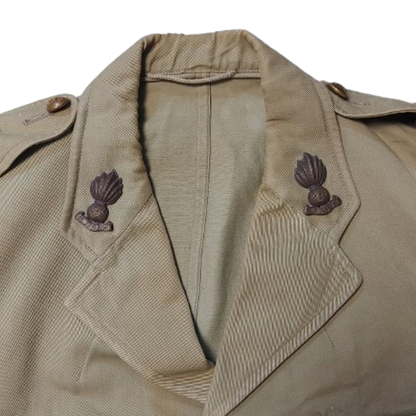 WW2 Canadian Officer's Tropical Tunic RCA Royal Canadian Artillery