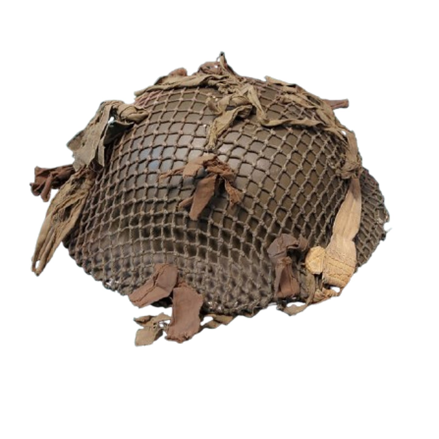WW2 Canadian Army Mk.II Helmet With Scrimshaw Camouflage Helmet Net 1940