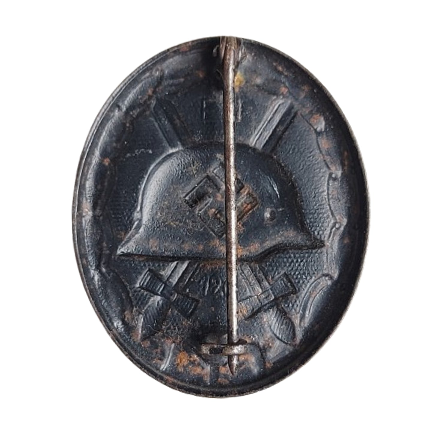WW2 German Army Maker Marked 1939 Black Wound Badge