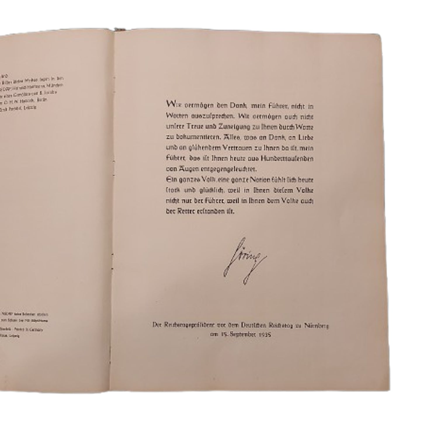 WW2 German Adolf Hitler Propaganda Photograph Book