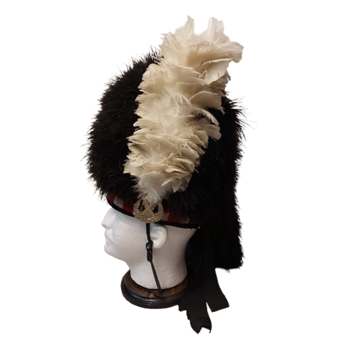Post-WW2 Canadian Cameron Highlanders Of Canada Feather Bonnet