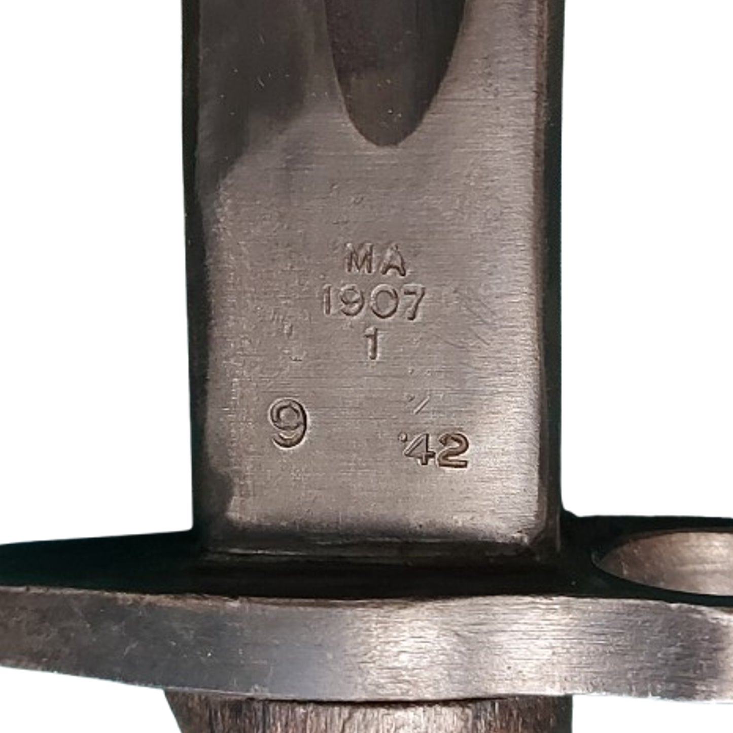 WW1 British Pattern 1907 Bayonet And Scabbard WW2 Reissue