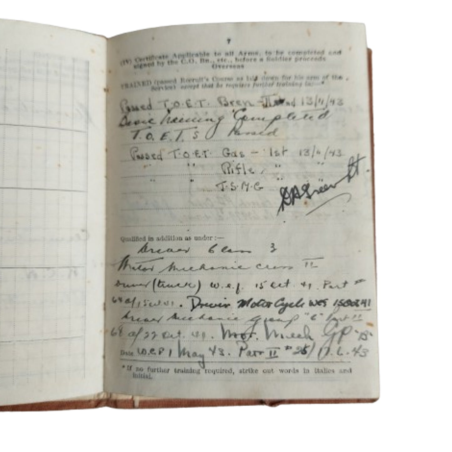 WW2 Canadian Pay Book And Document Set 5th LT. A/A Regiment RCA
