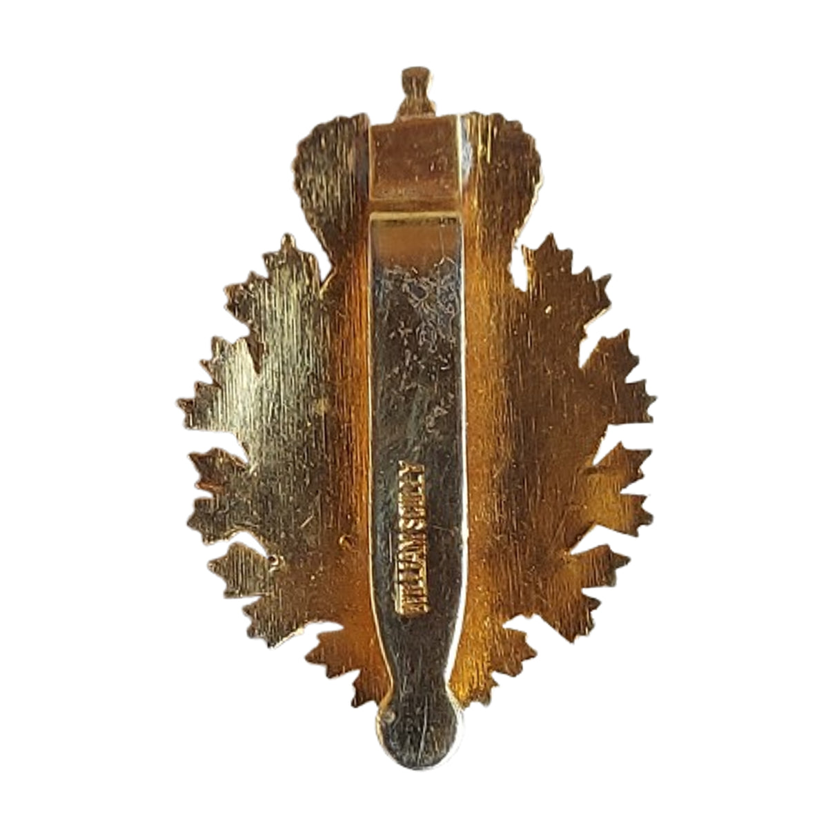 Post-WW2 Canadian Forces Signals Cap Badge Silliam Scully