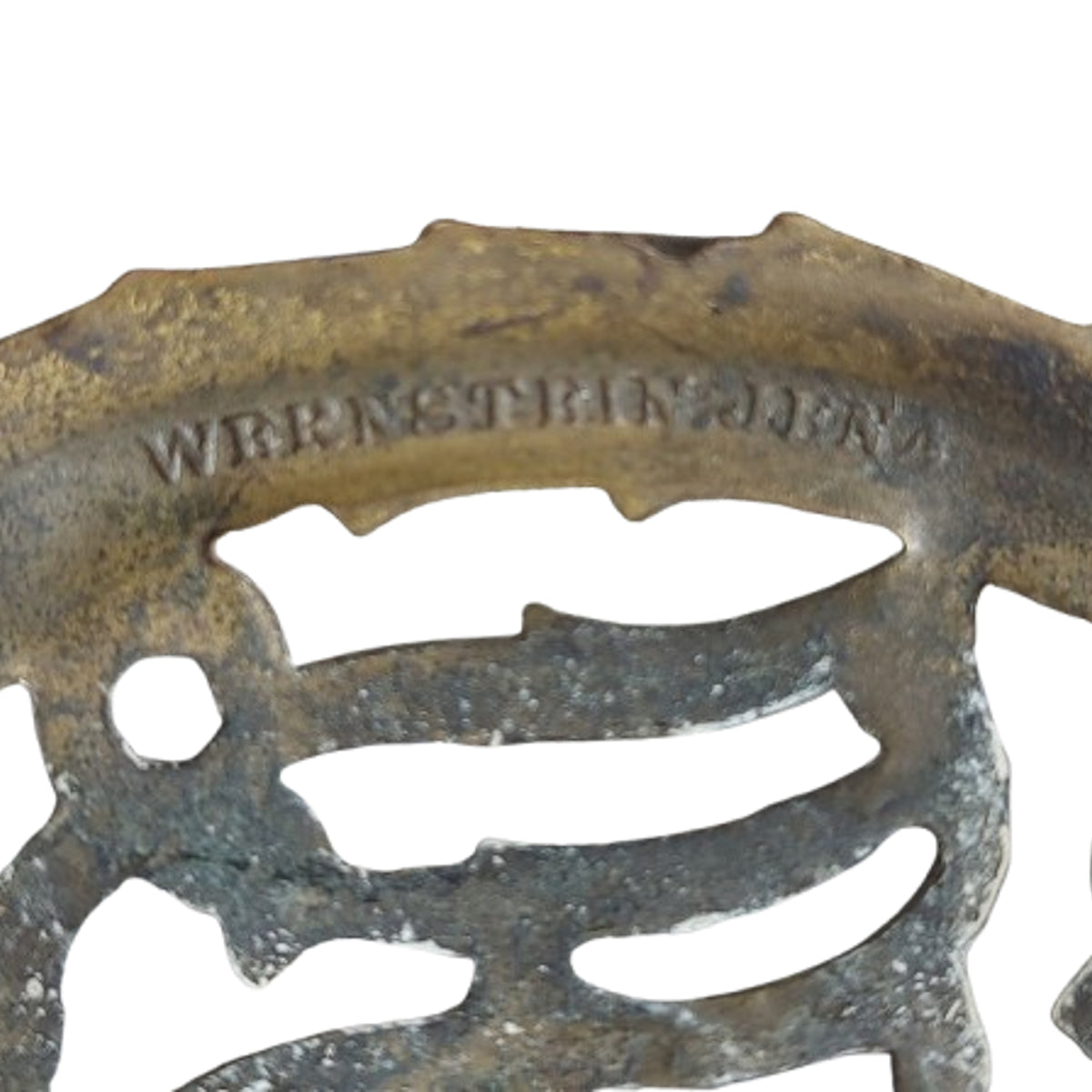 WW2 German DRL Sports Badge In Bronze Maker Marked Wernstein Jena