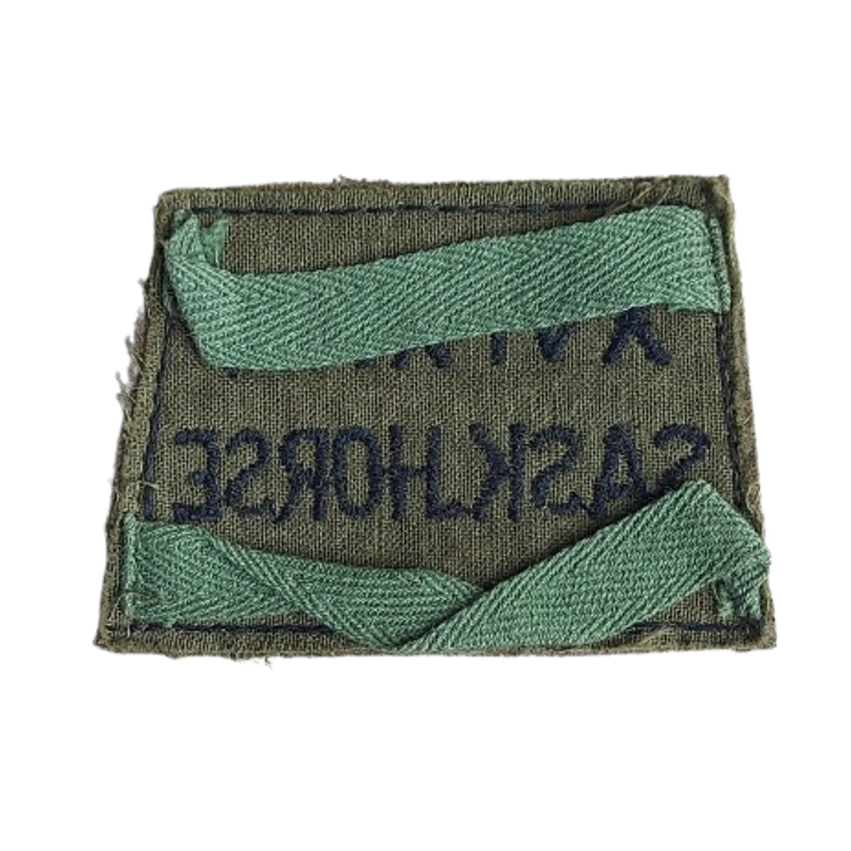 WW2 Canadian 16/22 Saskatchewan Horse Slip On Uniform Insignia