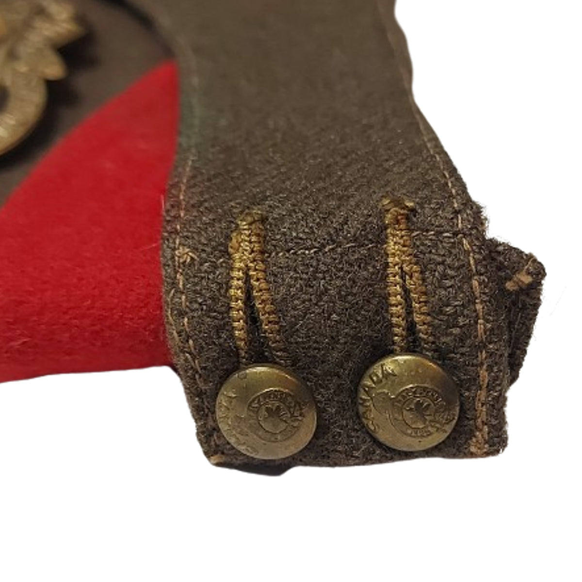 WW2 Canadian RCA Royal Canadian Artillery CFSC Colored Field Service Cap