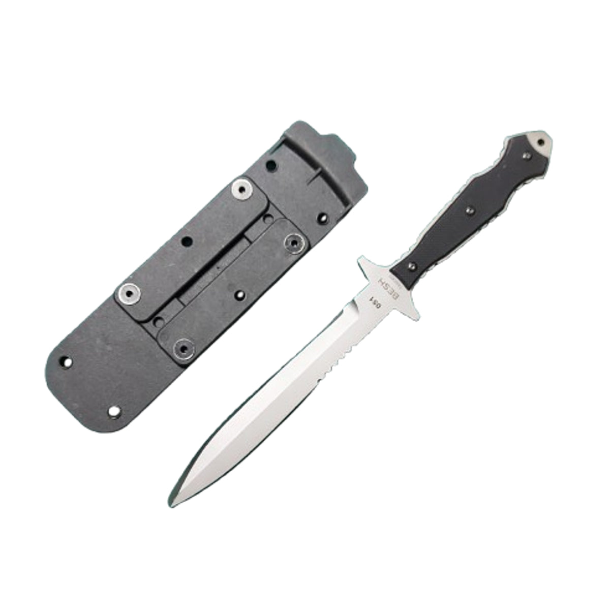 Post-WW2 Canadian PPCLI VP-100 Combat Dagger In Scabbard