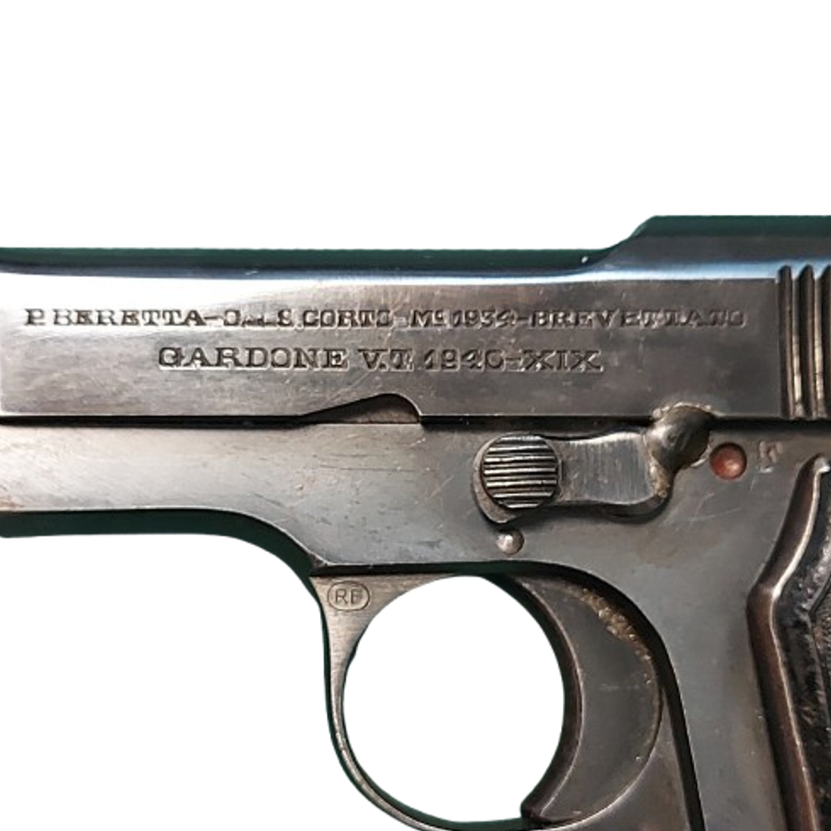 WW2 Italian Deactivated M34 Beretta Service Pistol 1940