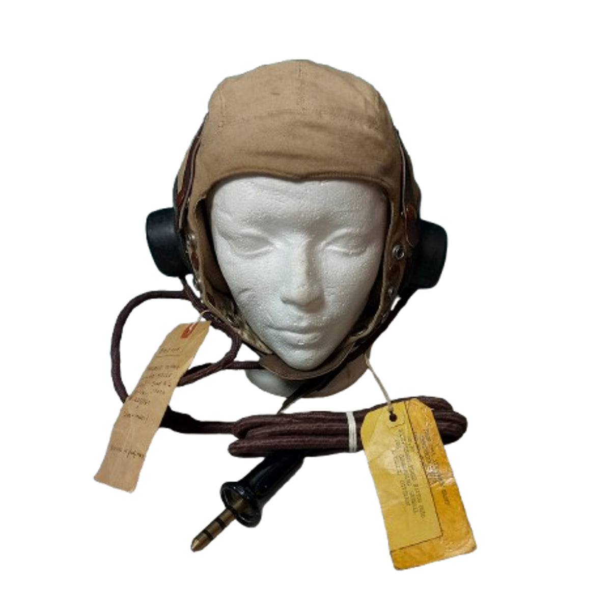 WW2 British RAF Royal Air Force Type D 2nd Pattern Summer Flight Helmet