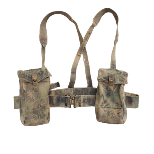 WW2 Canadian British Camouflaged Bren Gunner Webbing Set